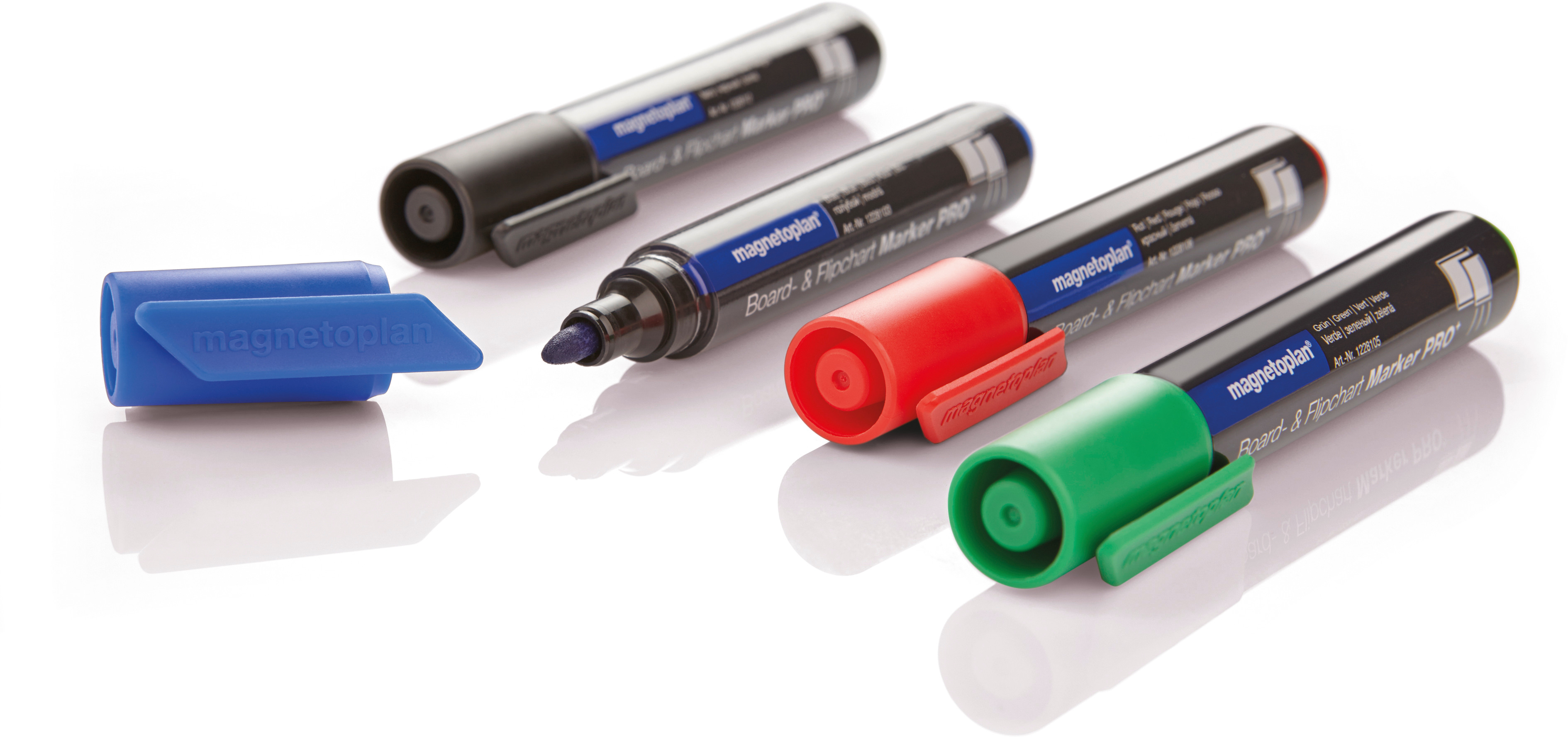 MAGNETOPLAN Marker combiné Pro+ 12281 Couleurs assort. 4 pcs.