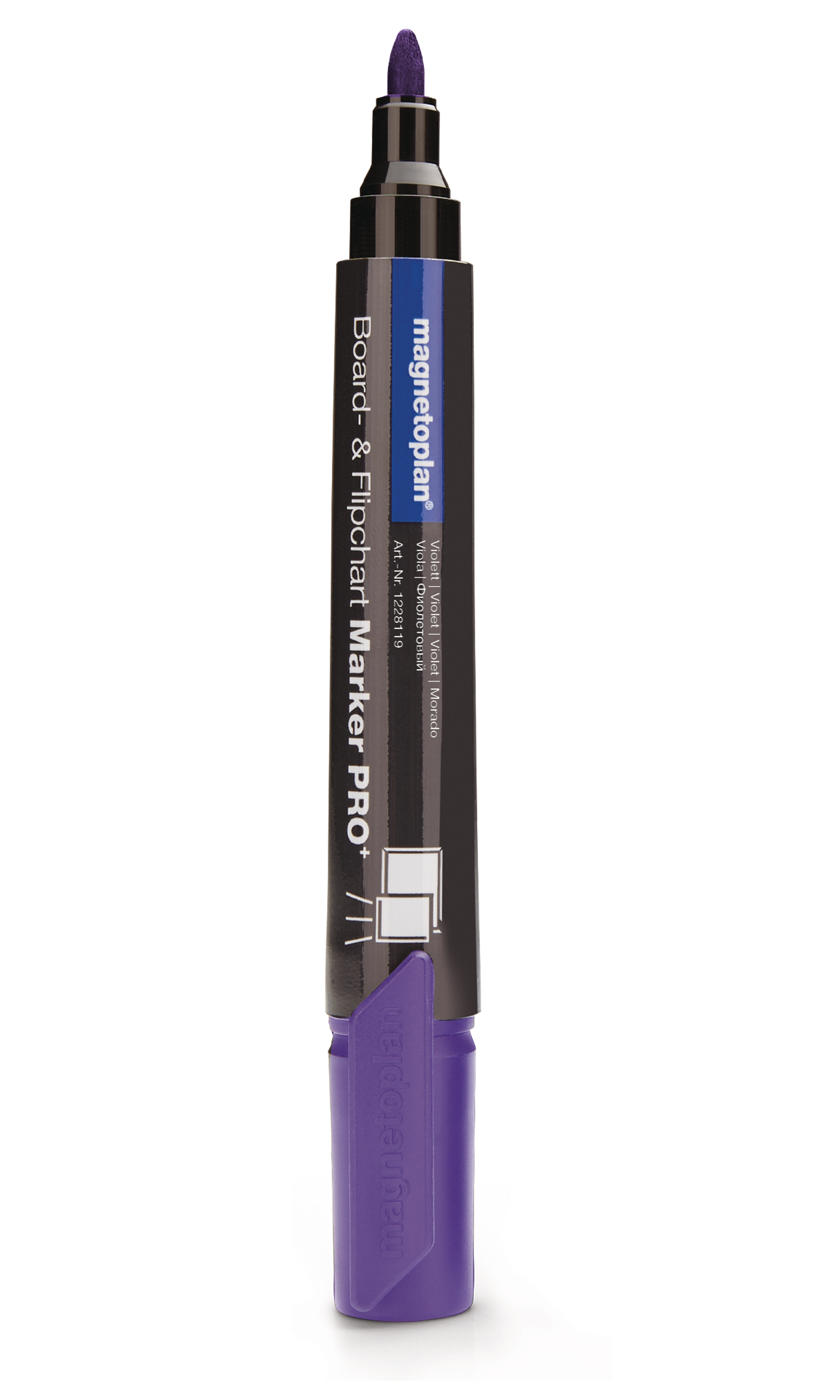 MAGNETOPLAN Marker combiné Pro+ 1228119 violet 4 pcs.