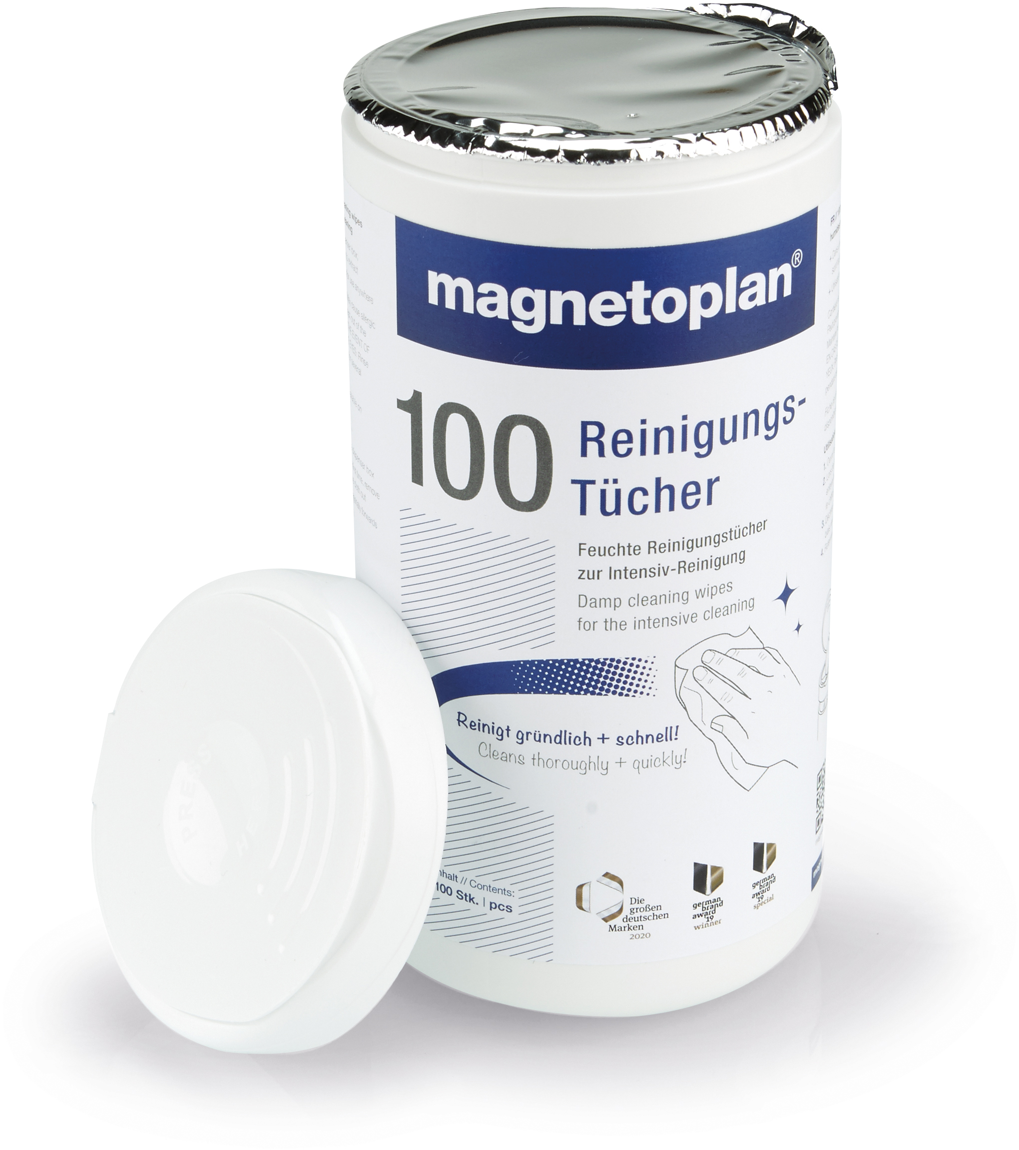 MAGNETOPLAN Lingette de nettoyage 12310 Distributeur 100 pcs. Distributeur 100 pcs.