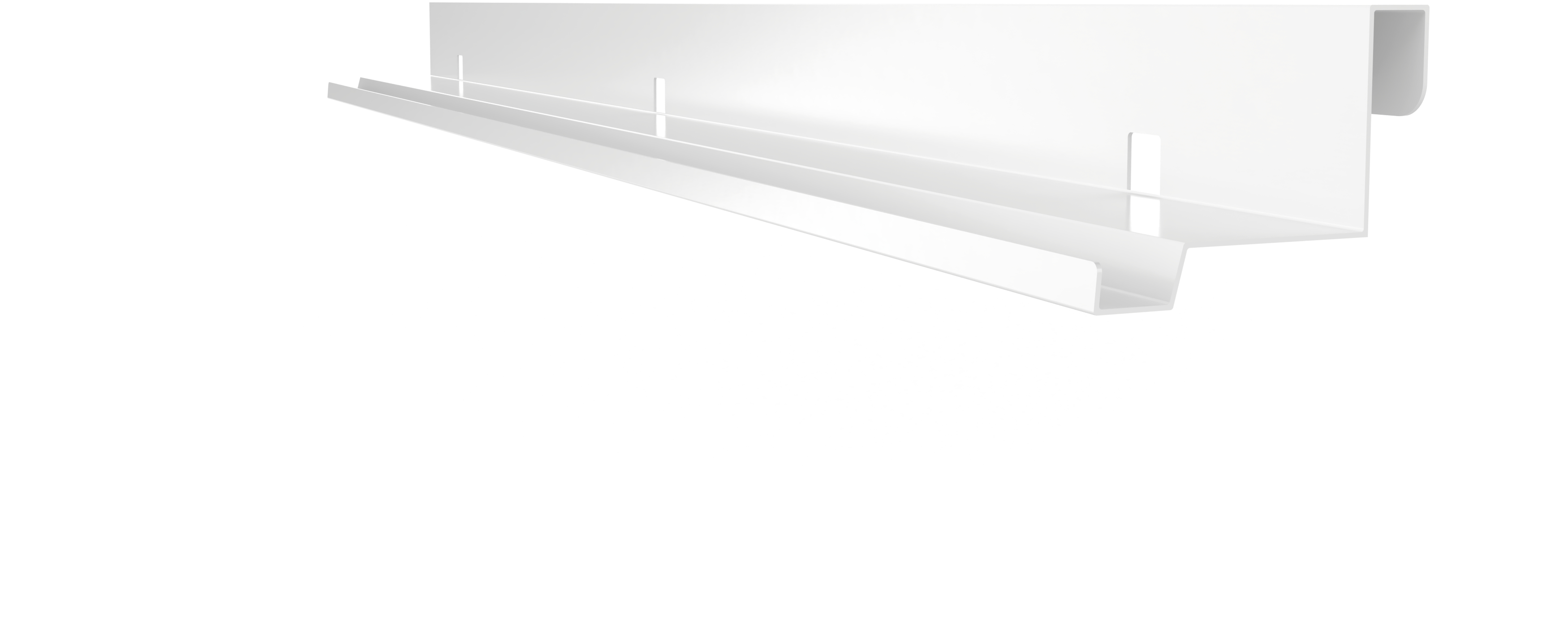 MAGNETOPLAN Design-Thinking Wall Tray 1241295 blanc 120x11x8cm