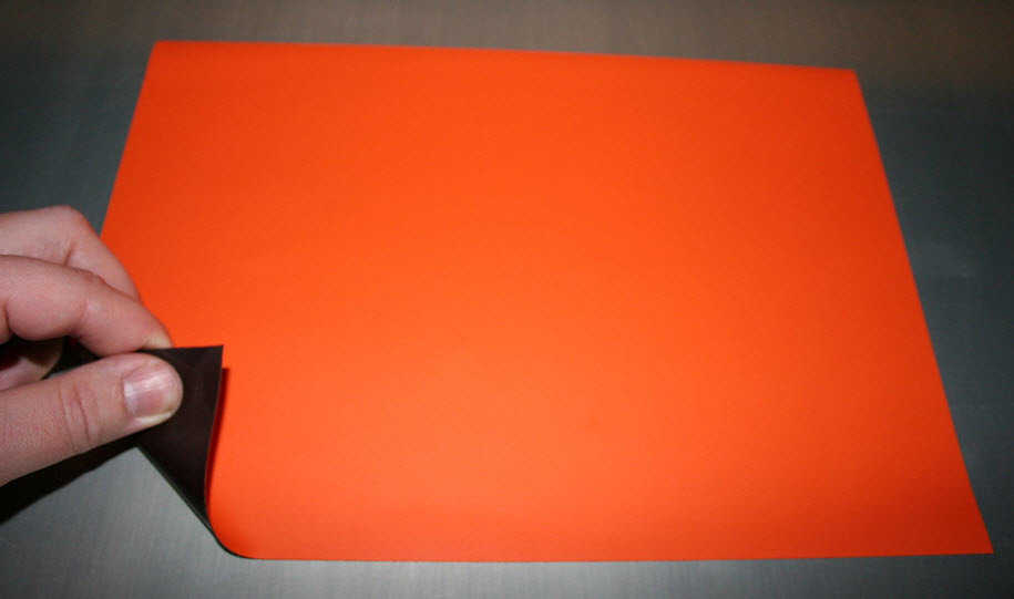 MAGNETOPLAN Papier magnétique A4 1266044 orange