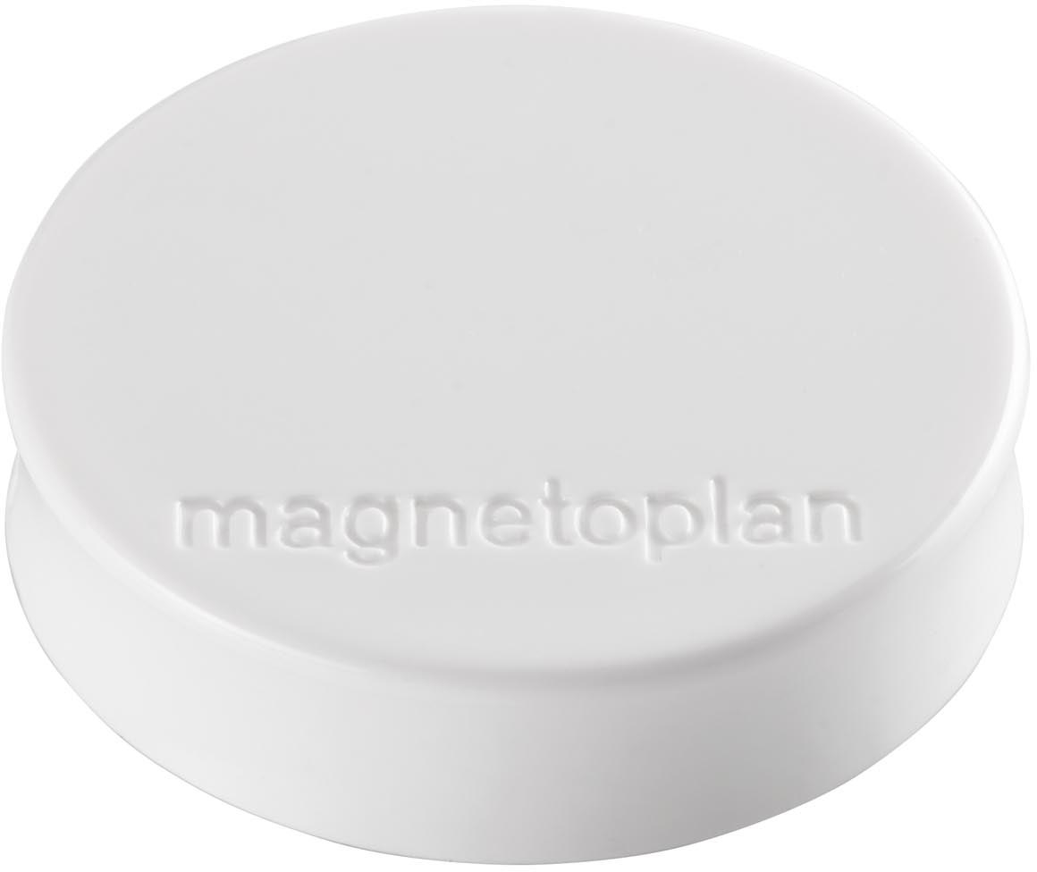 MAGNETOPLAN Aimant Ergo Medium 10 pcs. 1664000 blanc 30mm