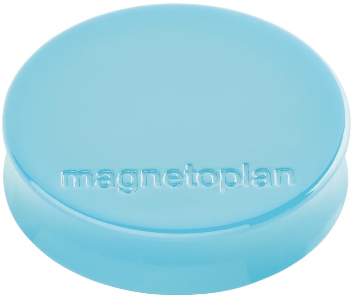 MAGNETOPLAN Aimant Ergo Medium 10 pcs. 16640103 bleu clair 30mm