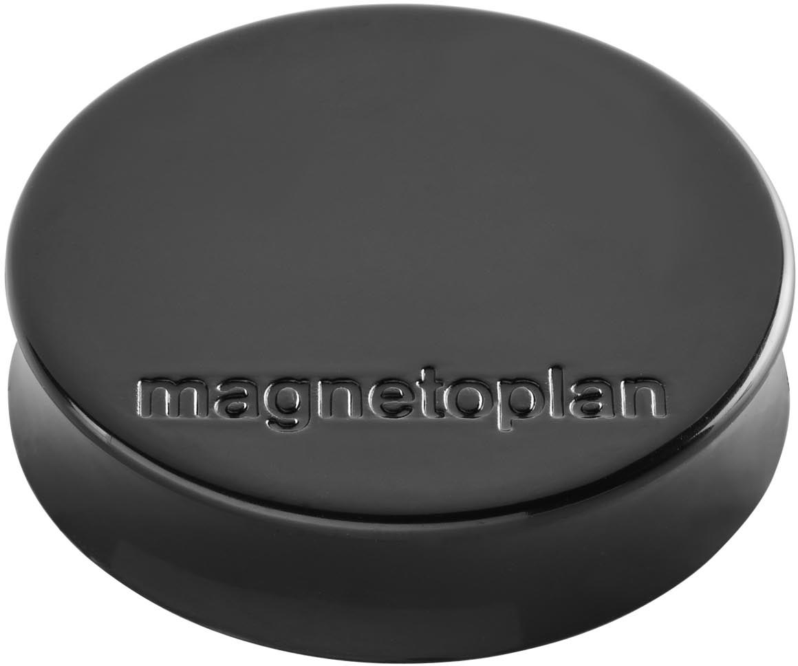 MAGNETOPLAN Aimant Ergo Medium 10 pcs. 1664012 noir 30mm