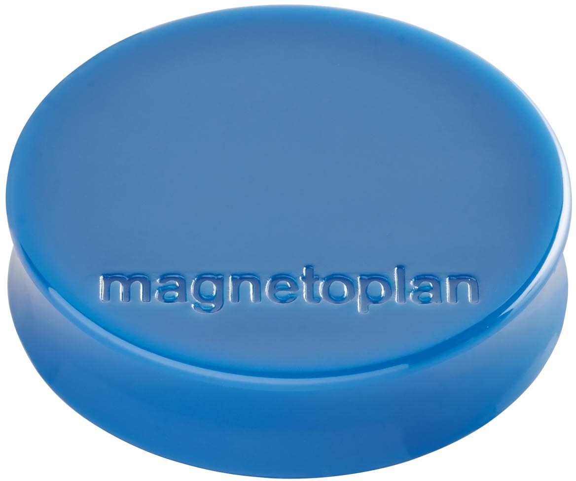 MAGNETOPLAN Aimant Ergo Medium 10 pcs. 1664014 bleu foncé 30mm bleu foncé 30mm