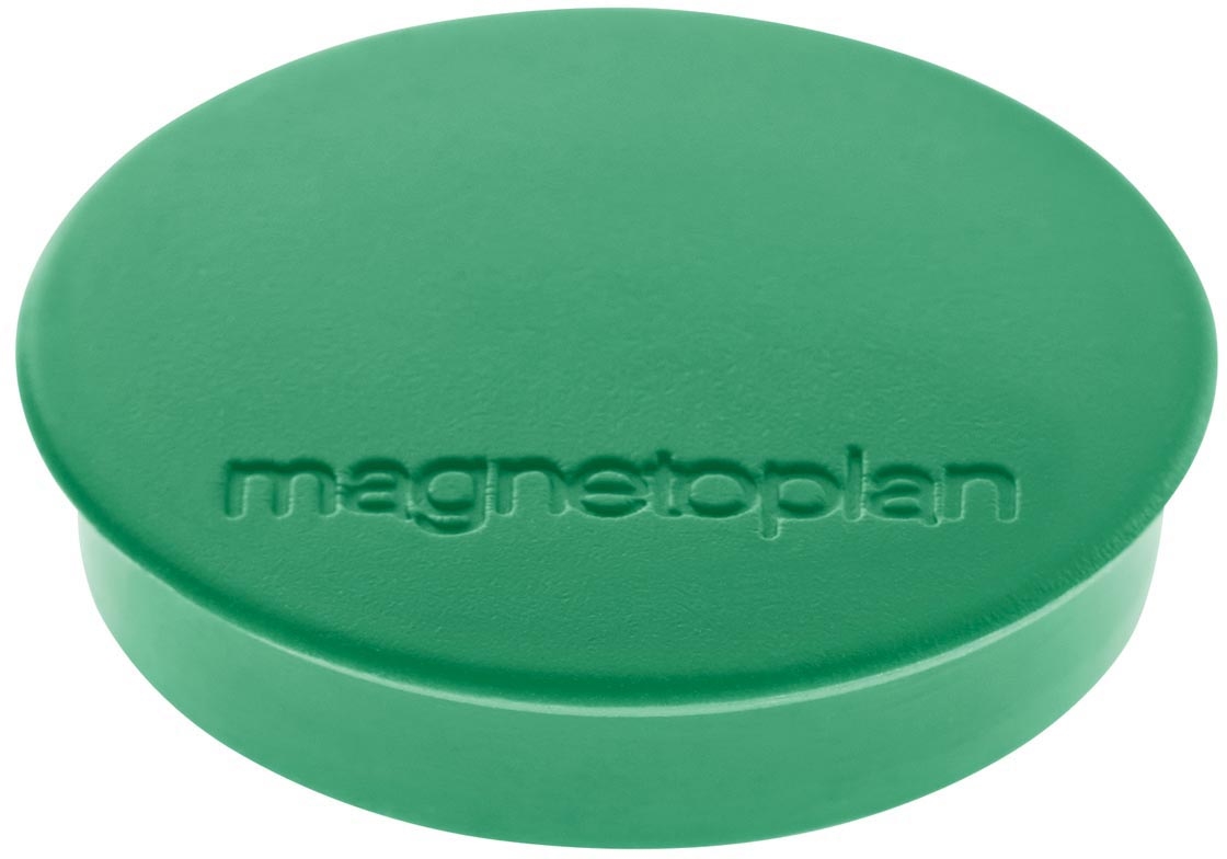 MAGNETOPLAN Aimant Discofix Standard 30mm 1664205 vert, env. 0.7 kg 10 pcs.