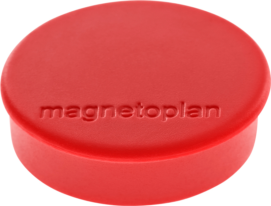 MAGNETOPLAN Aimant Discofix Hobby 24mm 1664506 rouge, env. 0.3 kg 10 pcs.