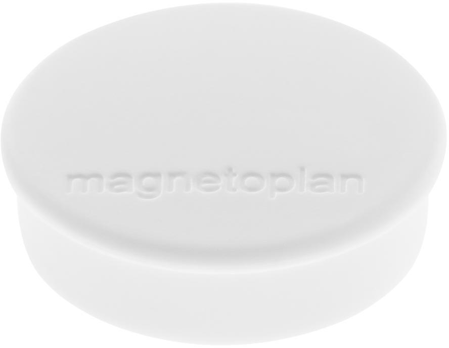 MAGNETOPLAN Aimants Hobby 16645600 blanc, Blister 6 pcs.