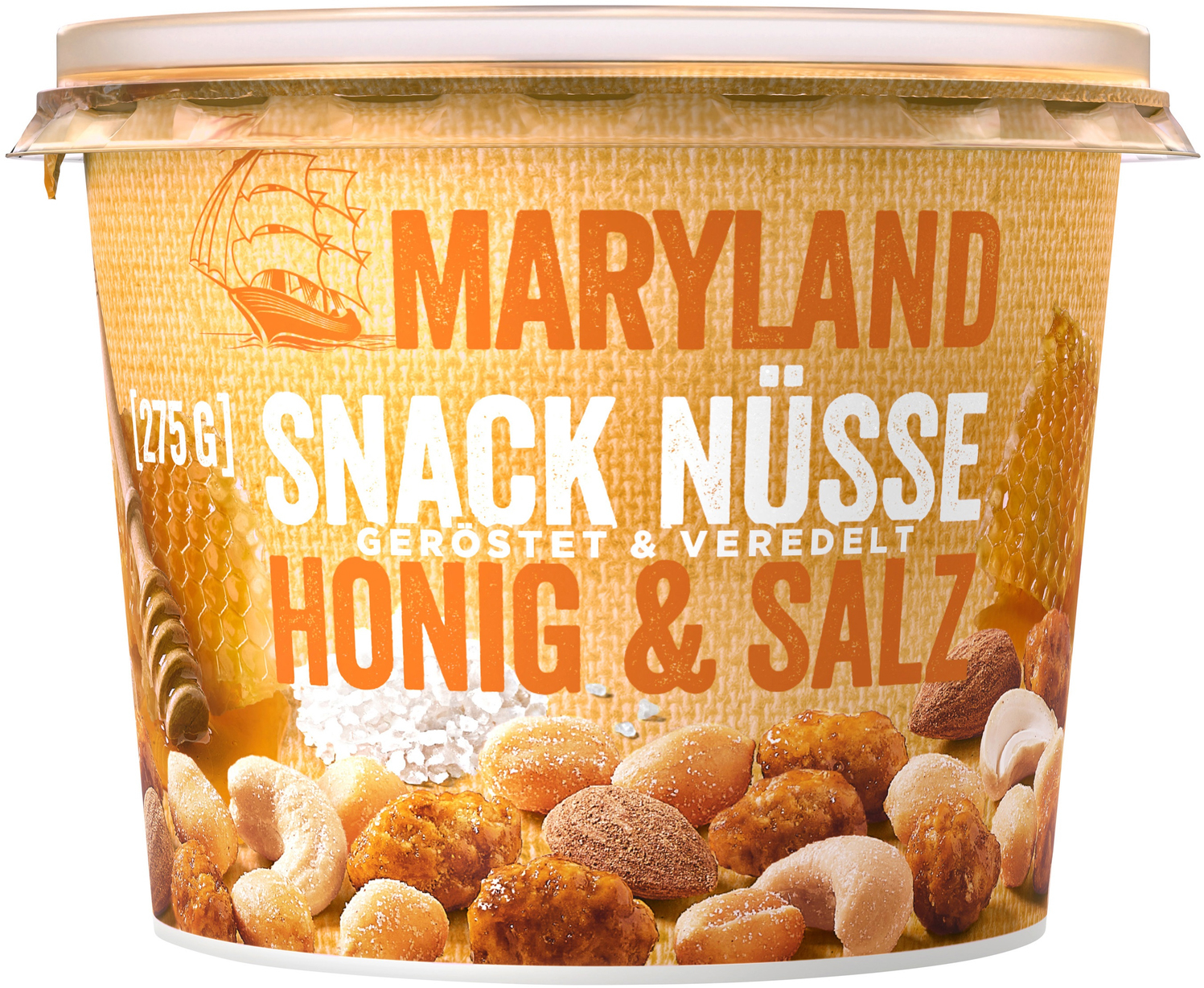 photo MARYLAND Snack Noix Miel et sel KH18445 275g