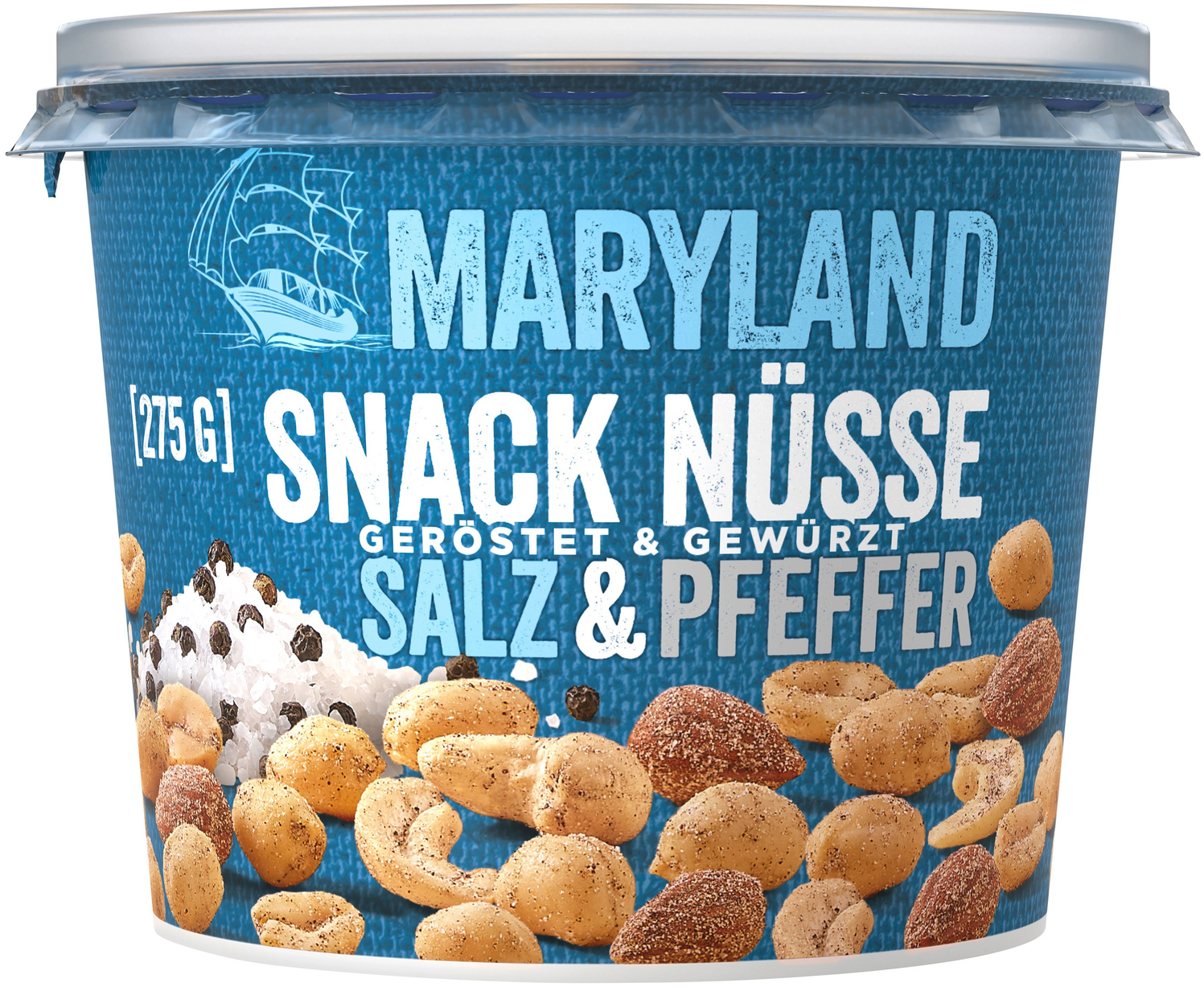 photo MARYLAND Snack Noix Sel et poivre KH88874 275g