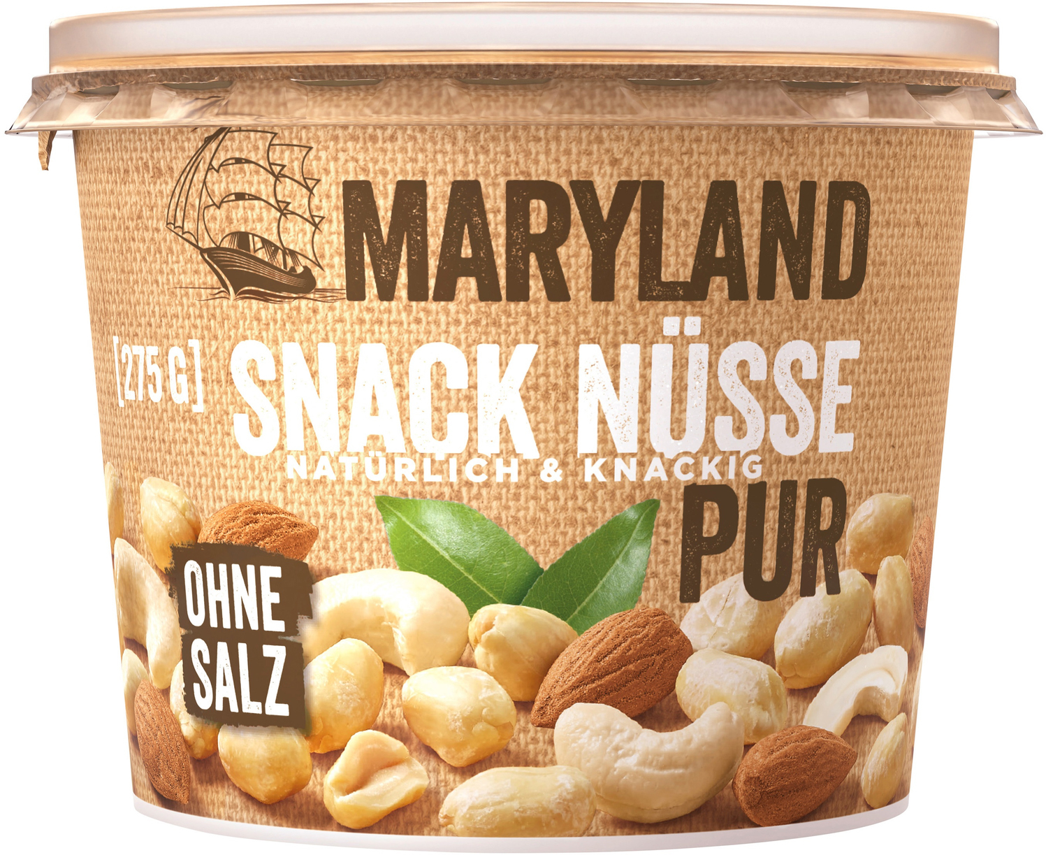 photo MARYLAND Snack Noix Nature KH91982 275g