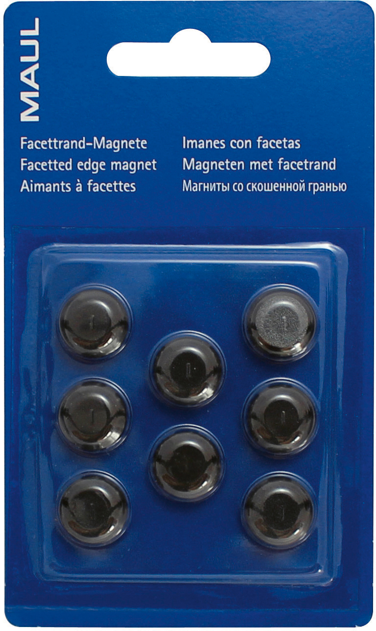 photo MAUL Aimant 15mm 2.65 noir 8 pcs.
