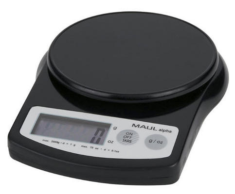 photo MAUL Balance lettre MAULalpha 2000g 22.60 1g noir