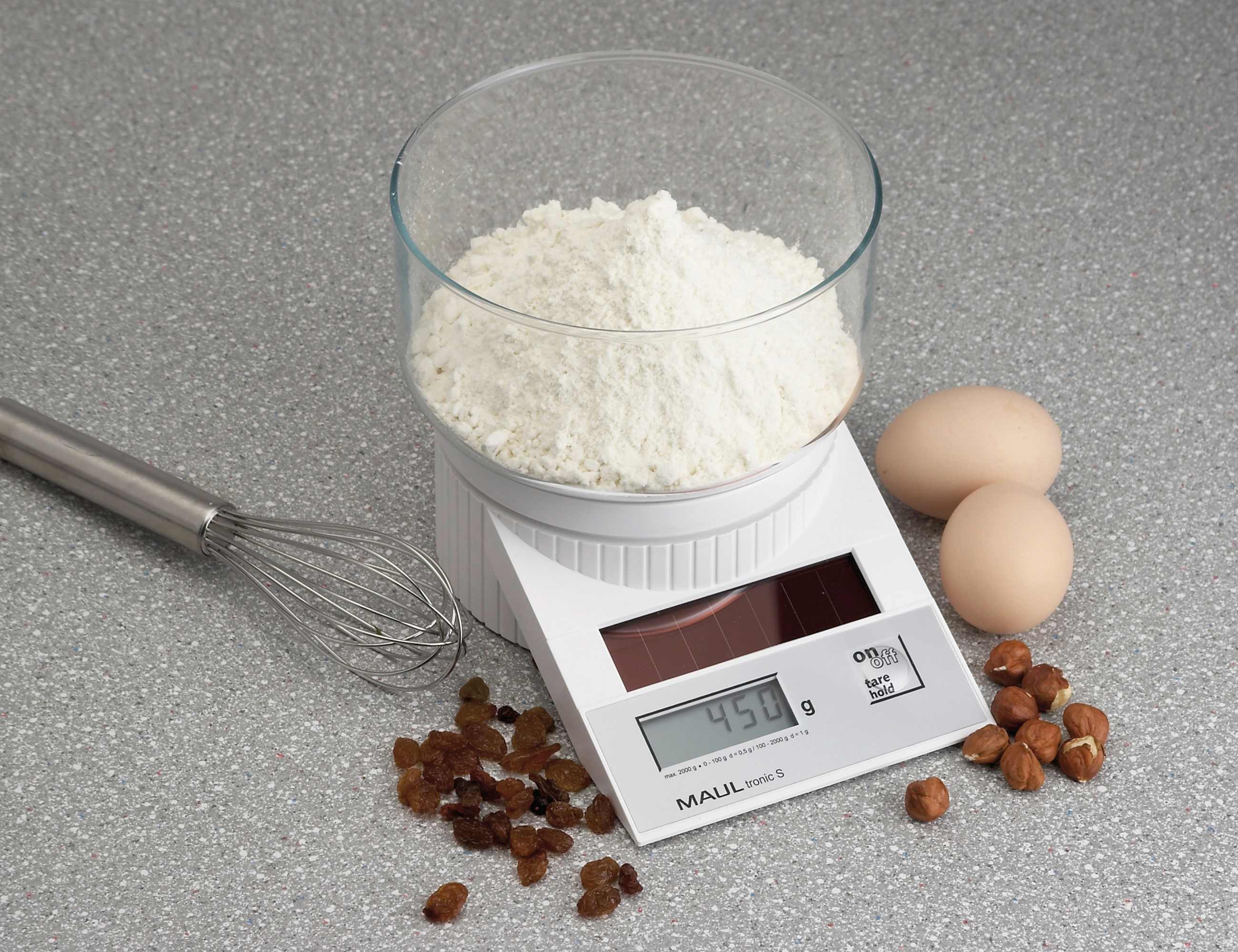 photo MAUL Bala.lettre MAULtronic S 2000g 42.10 0,5g-100g/1g-100-2000g blanc