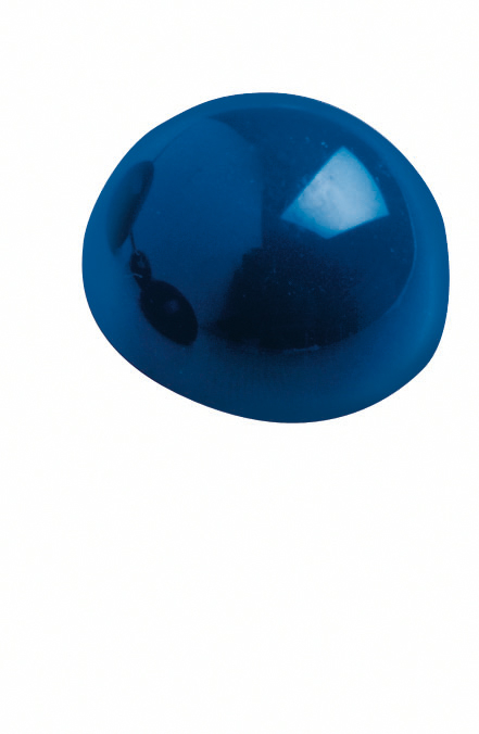 MAUL Kugel-Magnete 30mm 6166035 blau, 0,6kg 10 Stück