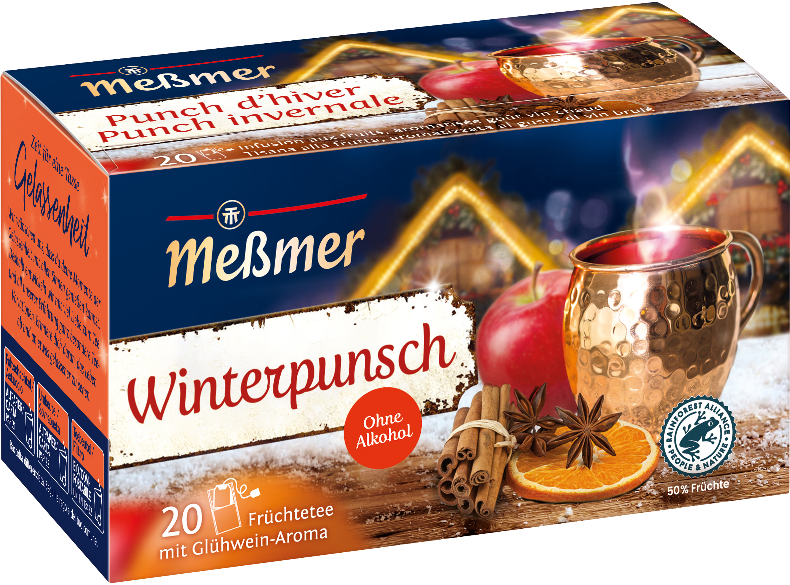 MESSMER Winterpunsch 106753 Beutel 2.5g, 20 Stk.