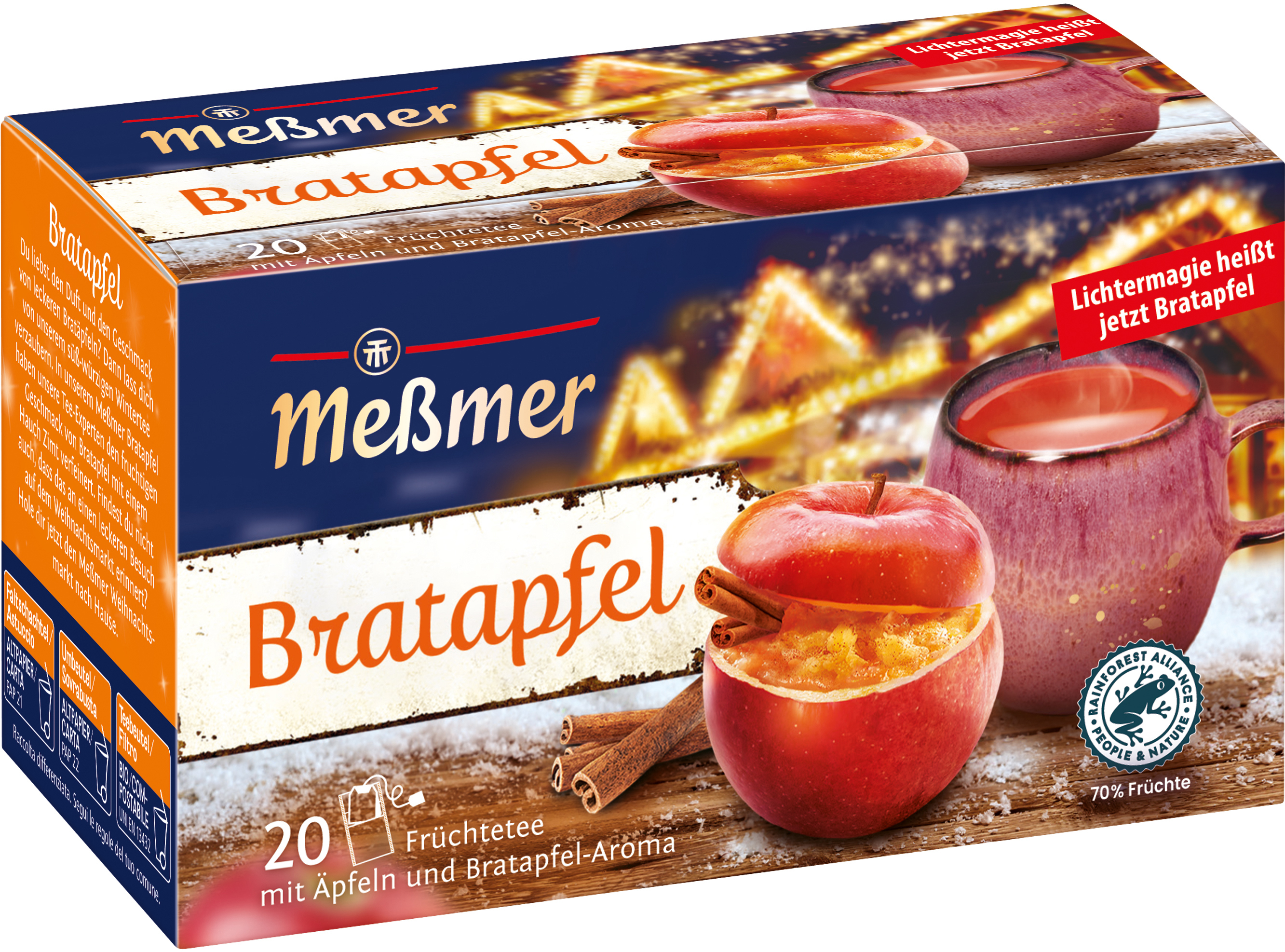 MESSMER Bratapfel 107843 Beutel 2.5g, 20 Stk.