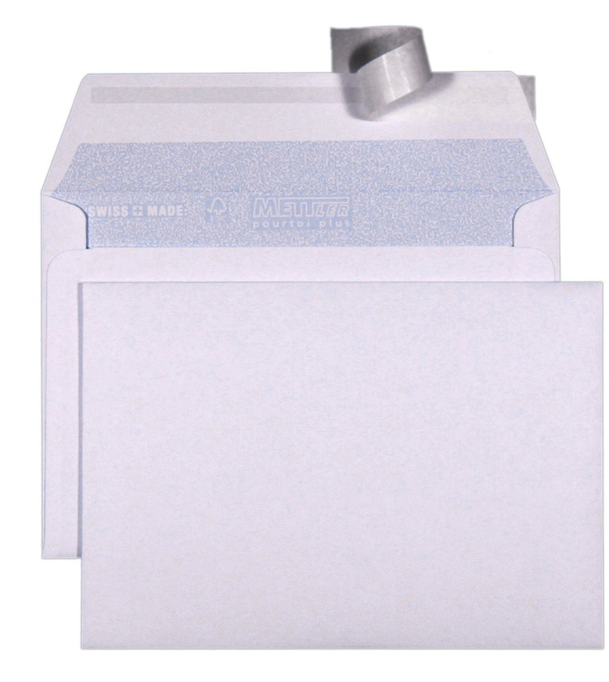 METTLER Enveloppe sans fenêtre C6 6066 100g, blanc 1000 pcs.