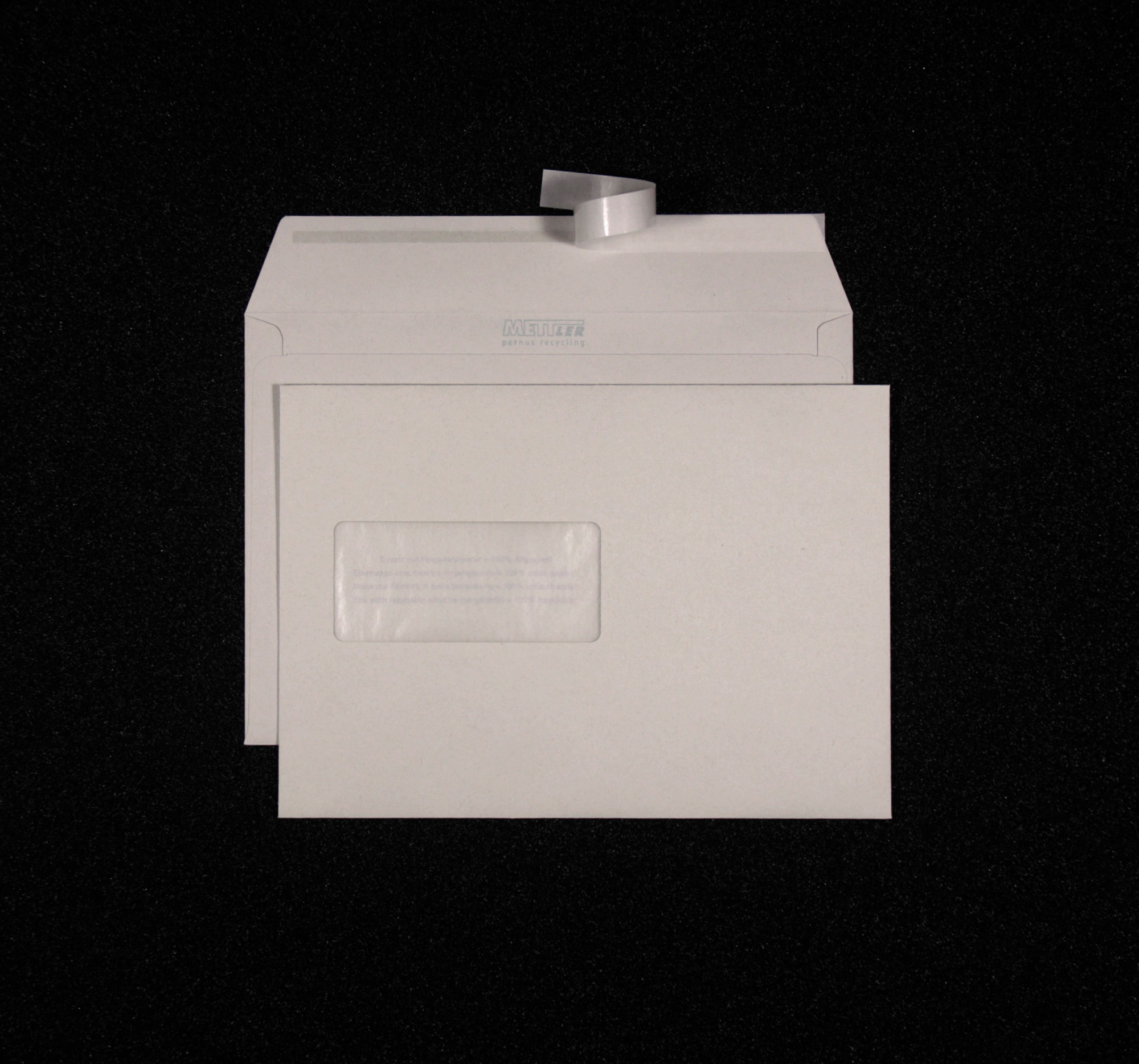 METTLER Enveloppe fenêtre gauche C5 8045 100g, recycling 500 pcs.