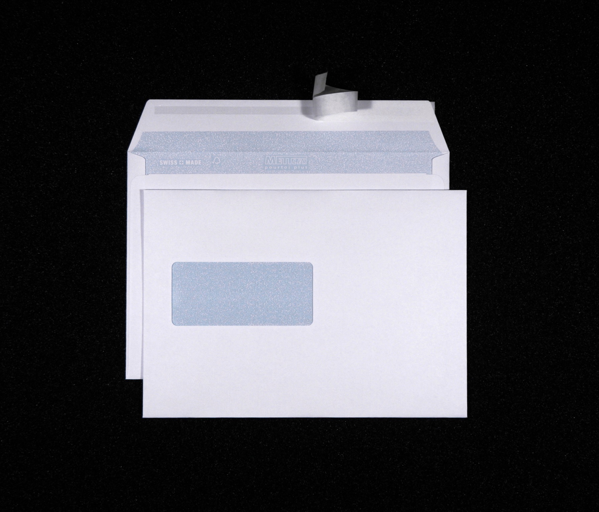 METTLER Envelope fenêtre gauche C5 8065-100-S30 100g, blanc, colle 30 pcs