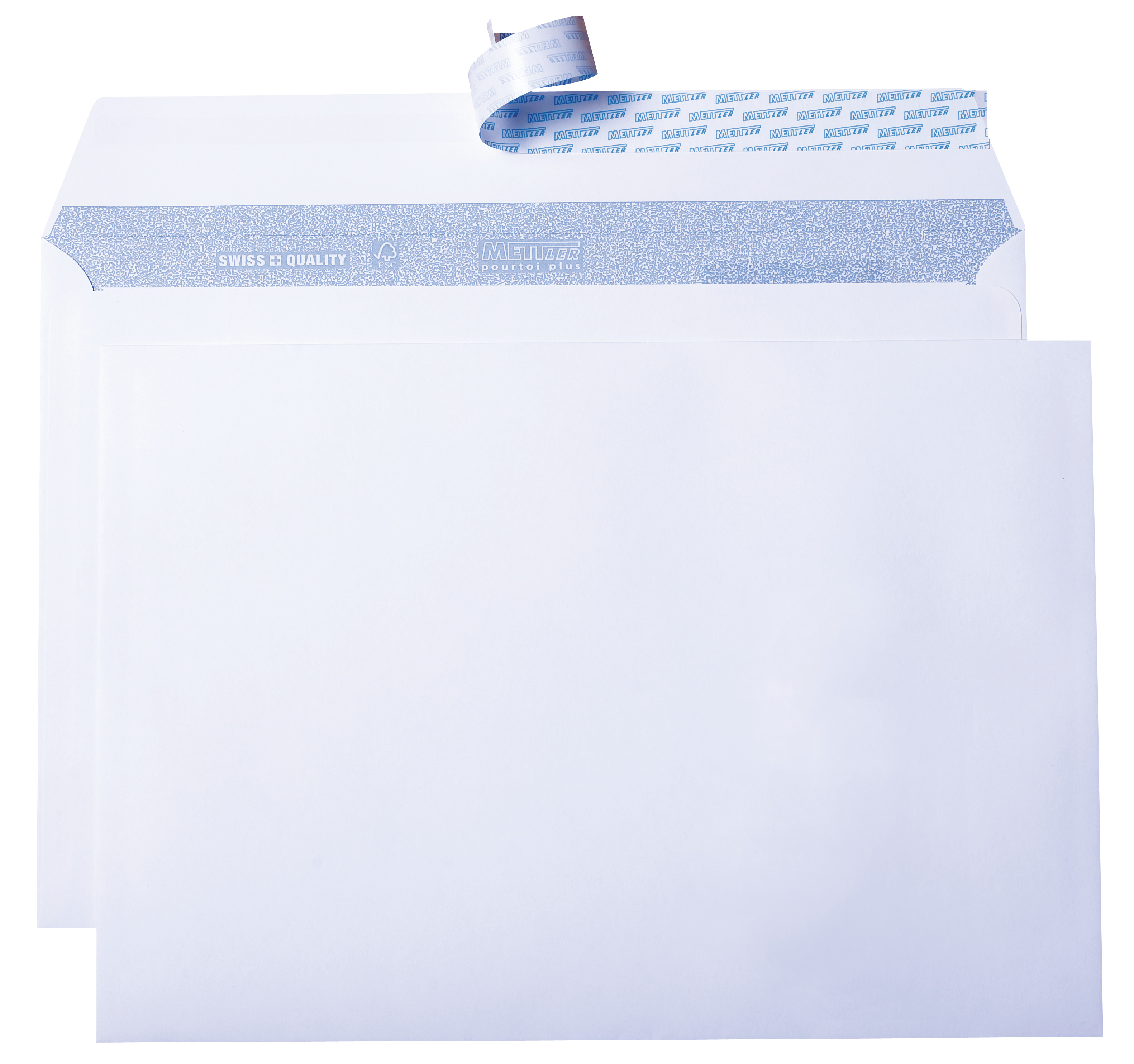 METTLER Enveloppe sans fenêtre C4 9066-120-S20 120g,blanc,colle 20 pcs.