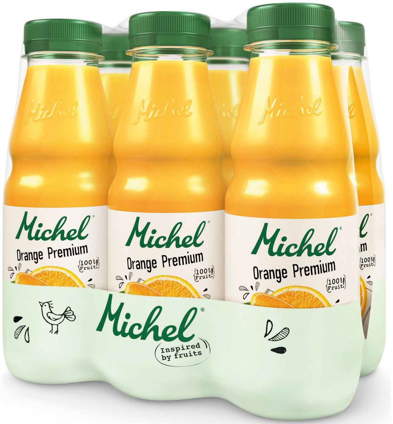 photo MICHEL Orange Premium, Pet 3387 33 cl, 6 pcs.