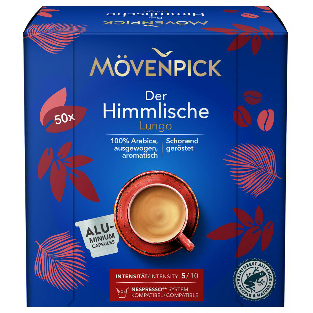 photo MÖVENPICK Capsules de café 10.02080 Der Himmlische 50 pcs.