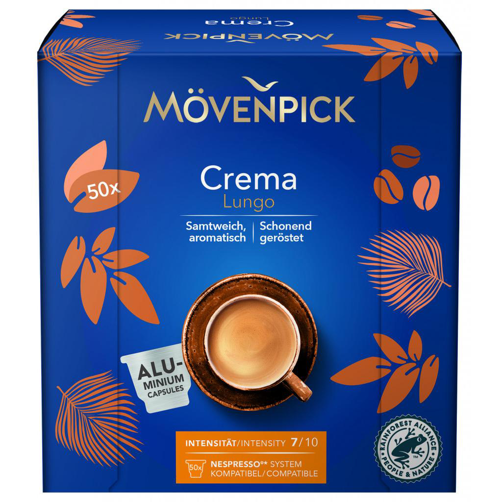 photo MÖVENPICK Capsules de café 10.02081 Crema 50 pcs.