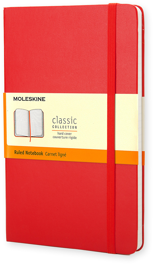 MOLESKINE Carnet Classic A6 000-0 ligné rouge