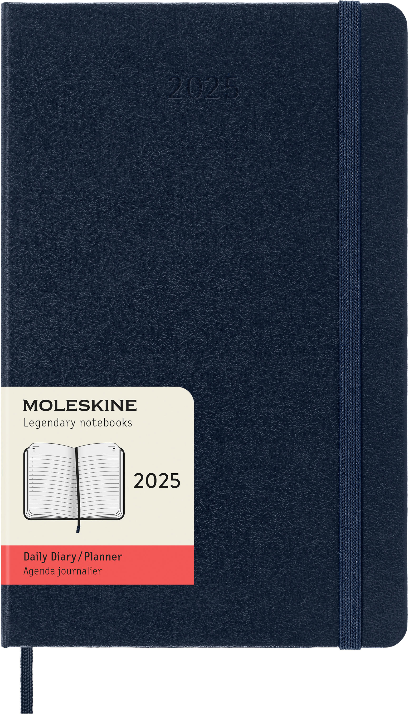 MOLESKINE Agenda Classic Large 2025 056999270124 1J/1P saphir HC 13x21cm