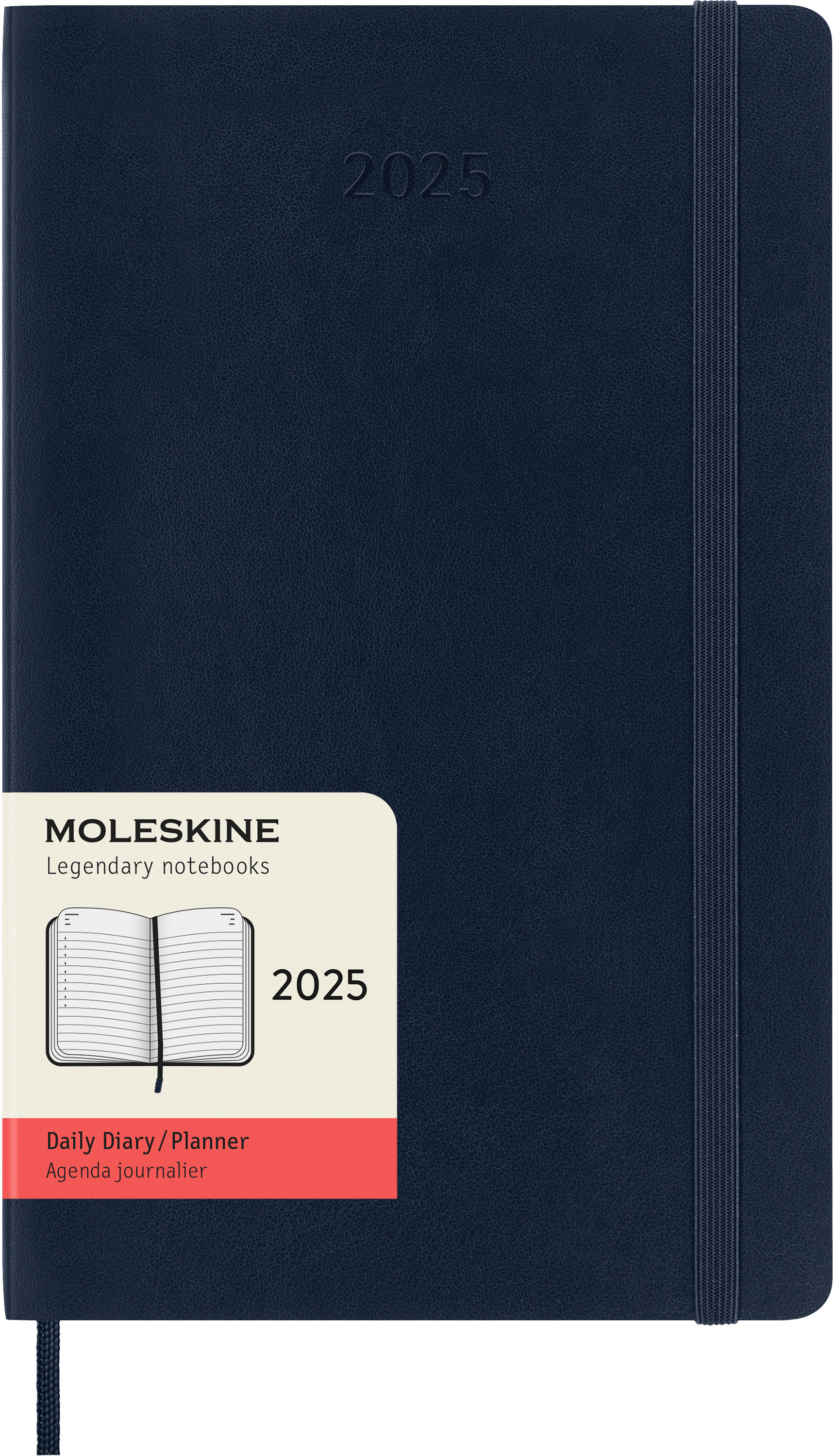 MOLESKINE Agenda Classic Large 2025 056999270155 1J/1P saphir SC 13x21cm