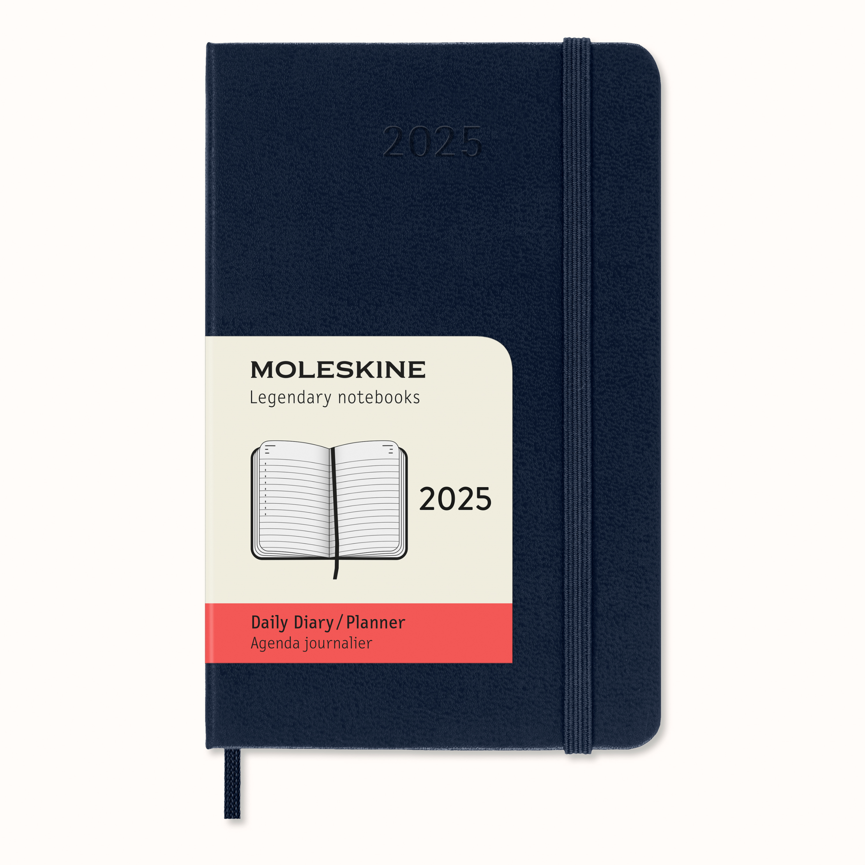 MOLESKINE Agenda Classic Pocket 2025 056999270186 1J/1P saphir HC 9x14cm