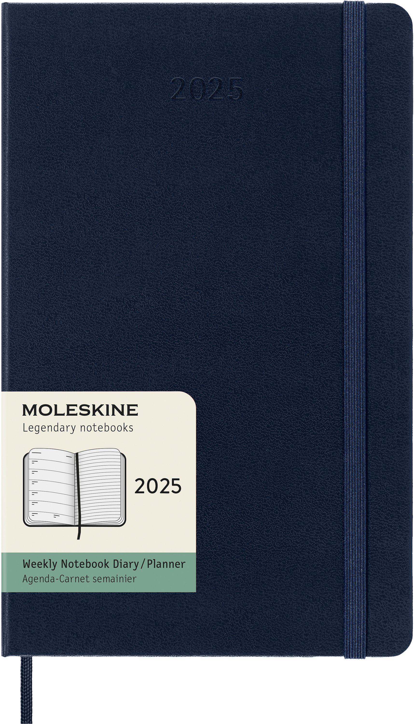 MOLESKINE Agenda Classic Large 2025 056999270261 1S/1P saphir HC 13x21cm