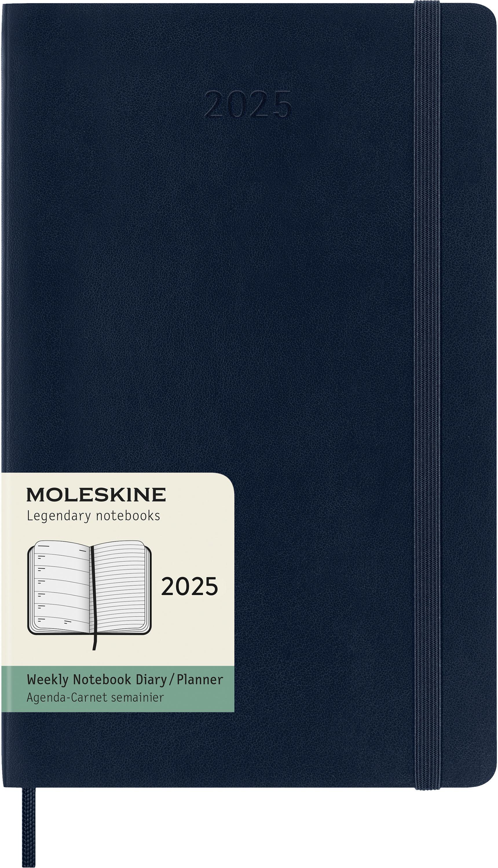 MOLESKINE Agenda Classic Large 2025 056999270292 1S/1P saphir SC 13x21cm