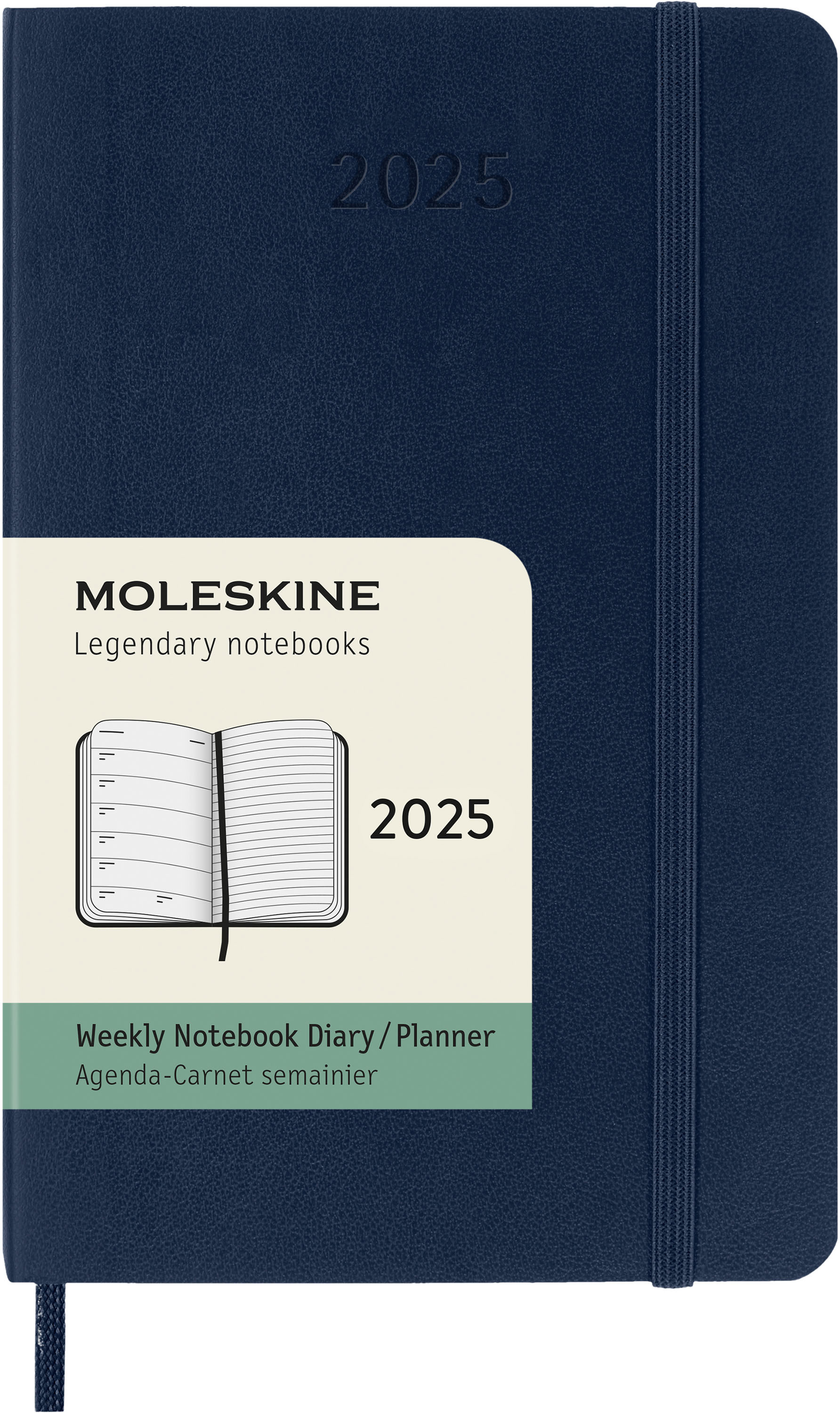 MOLESKINE Agenda Classic Pocket 2025 056999270377 1S/1P noir SC 9x14cm 1S/1P noir SC 9x14cm