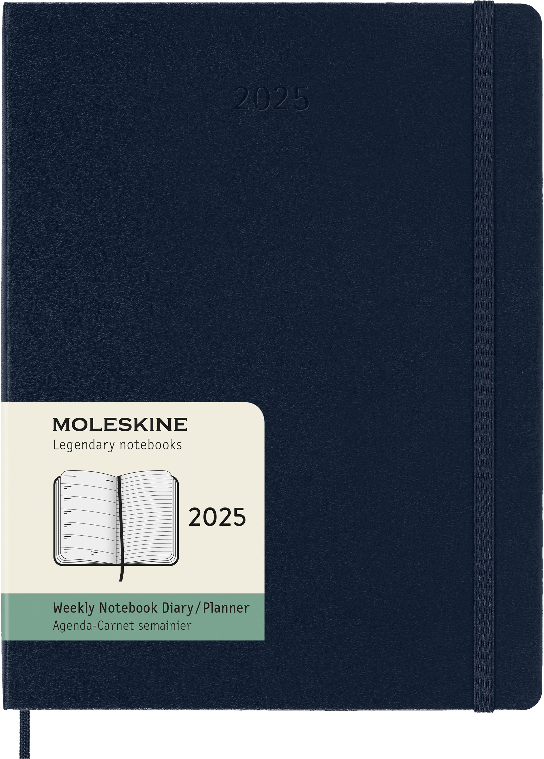 MOLESKINE Agenda Classic X-Large 2025 056999270407 1S/1P saphir HC 19x25cm 1S/1P saphir HC 19x25cm