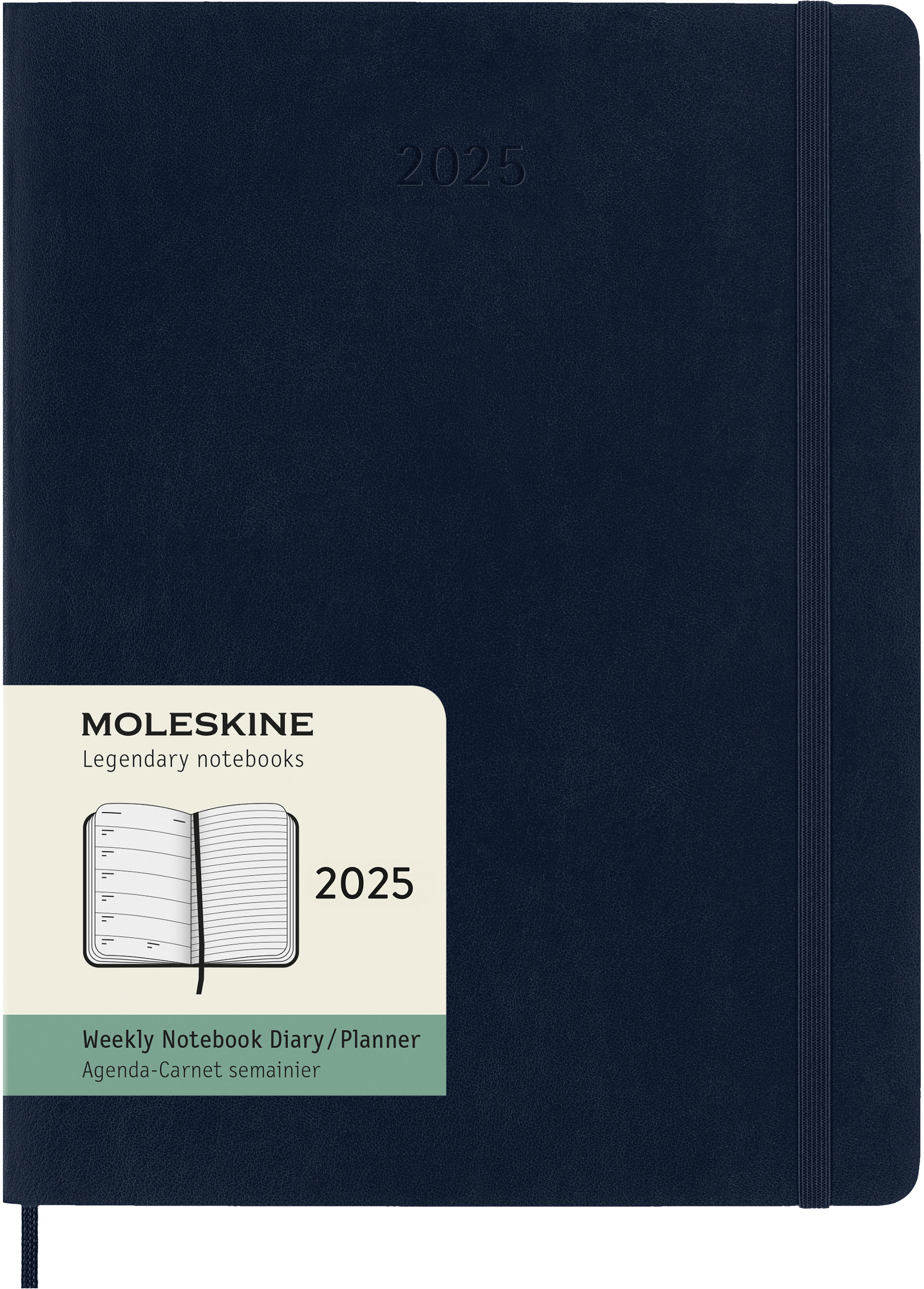 MOLESKINE Agenda Classic X-Large 2025 056999270414 1S/1P saphir SC 19x25cm