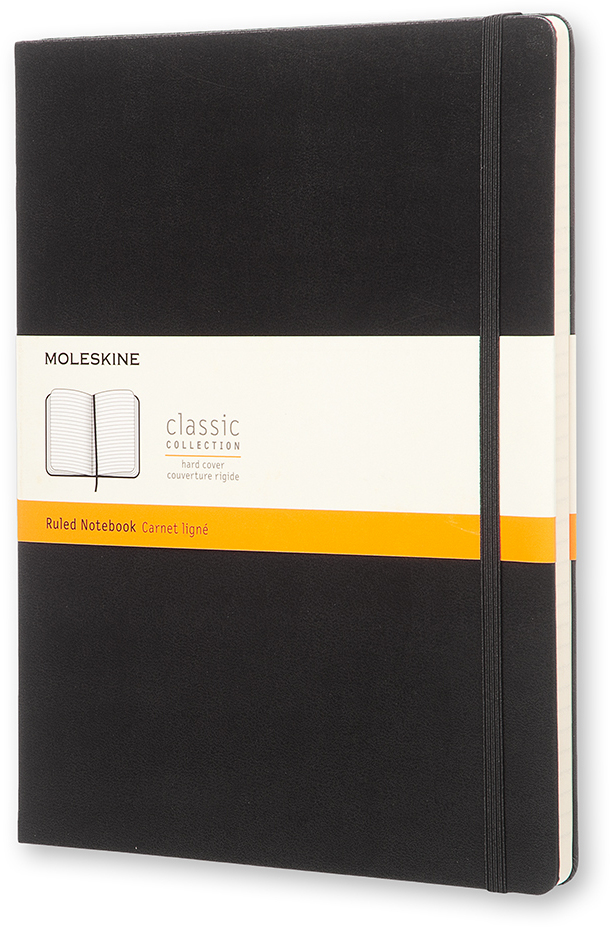 MOLESKINE Carnet XL 323067 ligné noir