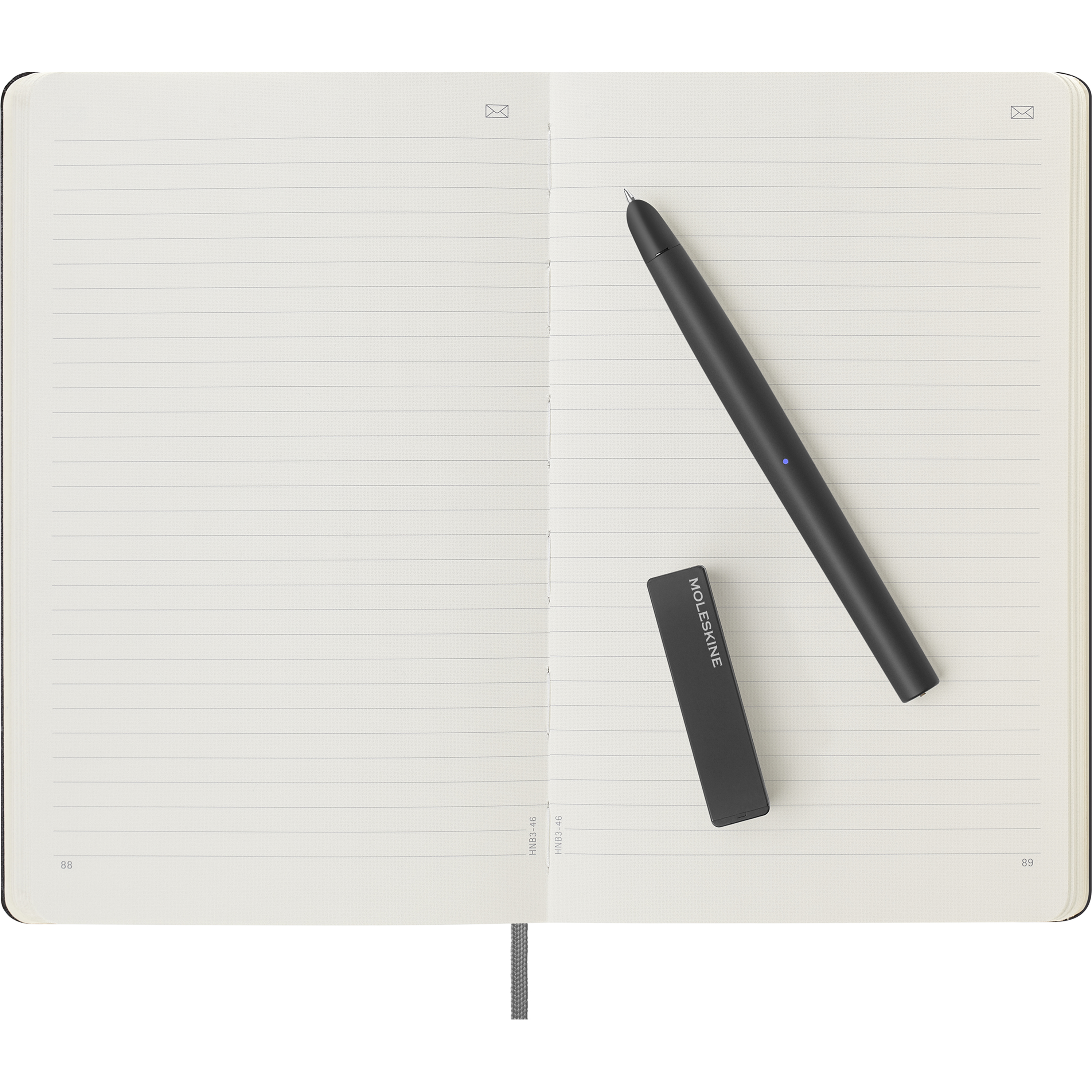 MOLESKINE Smart Writing Set Smart Pen+3 56598851571 noir, ligné, 176 page