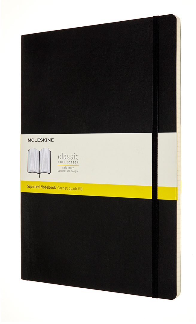 MOLESKINE Carnet SC A4 602879 quadr., noir, 192 pages