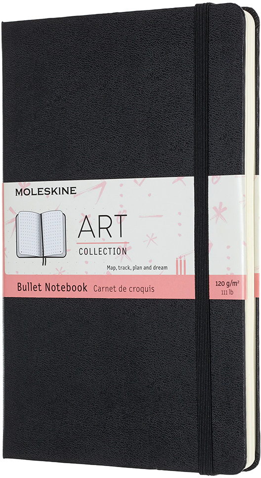 MOLESKINE Carnet Bullet A5 603357 pointé noir, 160 pages