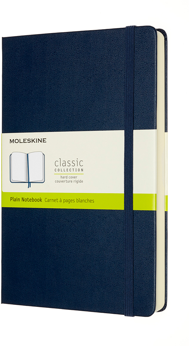 MOLESKINE Carnet HC L/A5 606242 en blanc,saphir,208 p.