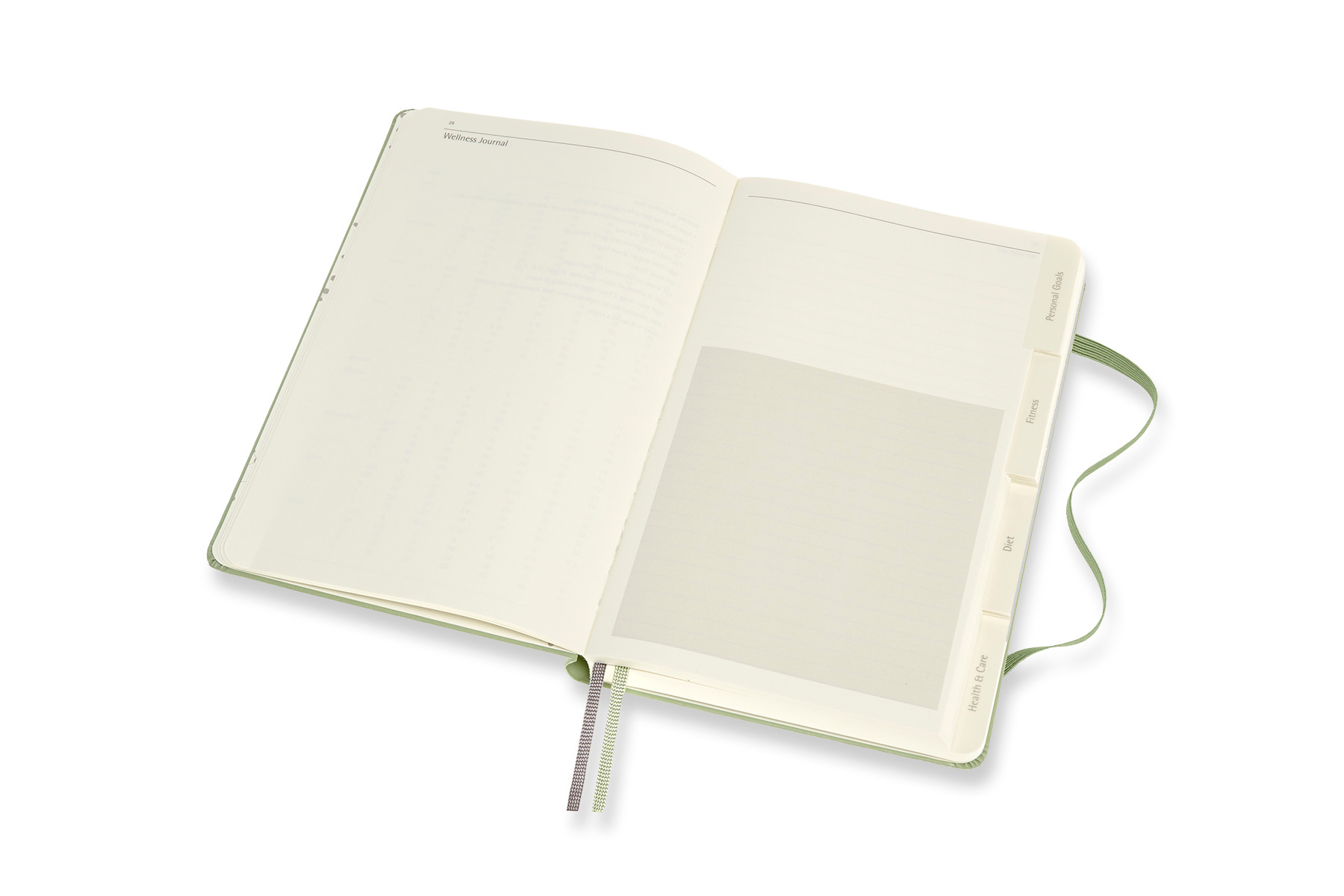 MOLESKINE Passion Journal 21,4x13,2cm 620237 grün, 400 pages