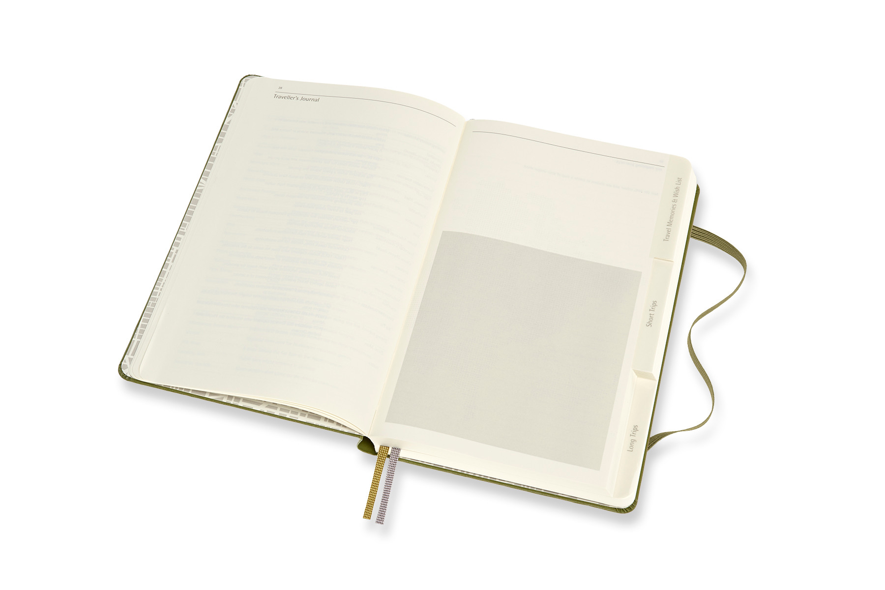 MOLESKINE Passion Journal 21,4x13,2cm 620268 vert foncé, 400 pages