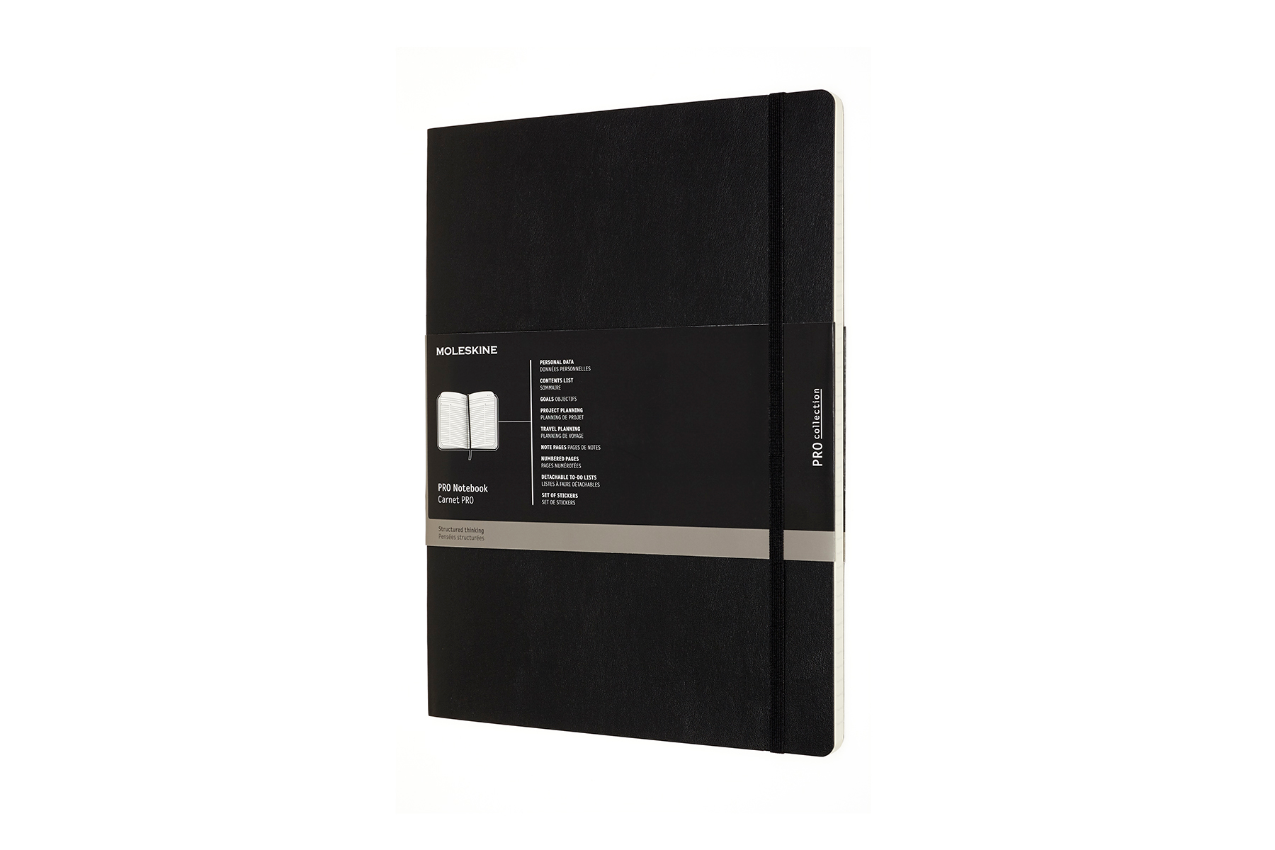 MOLESKINE Carnet 27,9x21,6cm 620886 noir, 192 pages