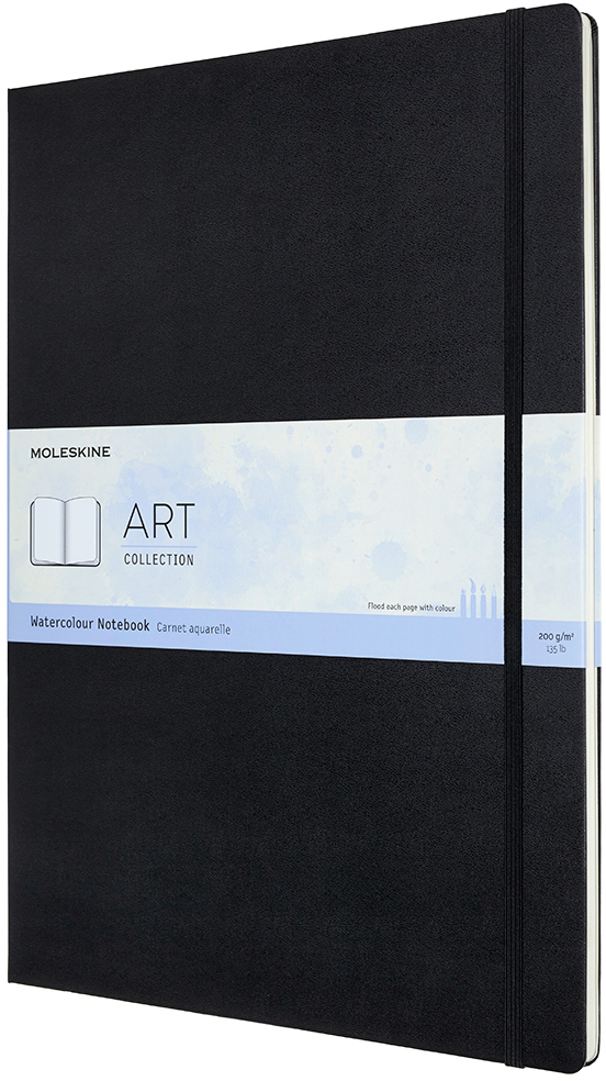 MOLESKINE Carnet aquarelle HC A3 626765 noir, 60 pages