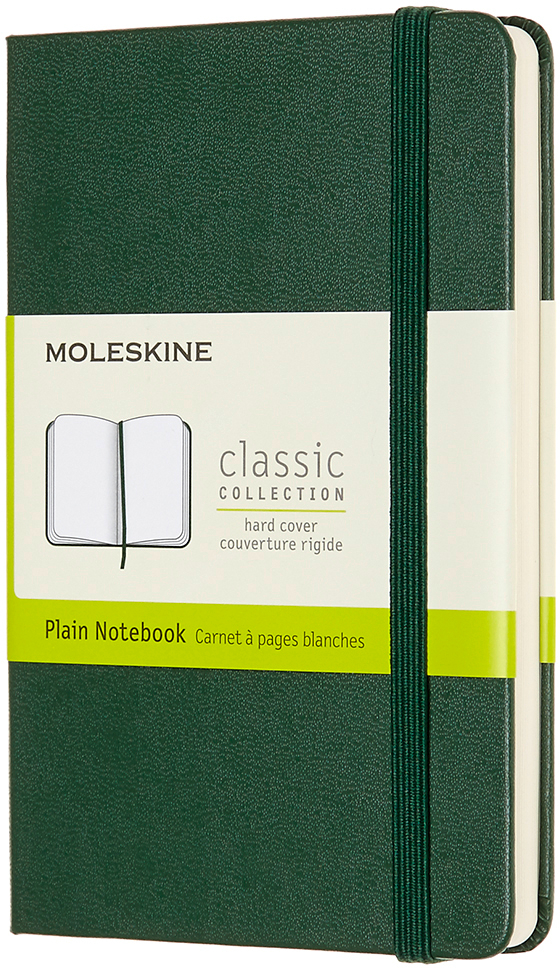 MOLESKINE Carnet HC P/A6 629032 en blanc, vert, 192 pages