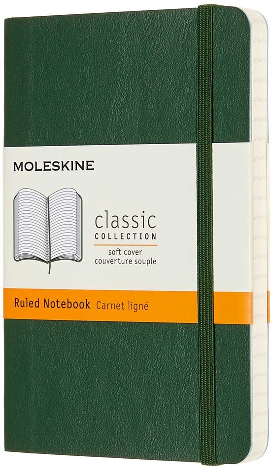 MOLESKINE Carnet SC P/A6 629148 lingé, vert, 192 pages