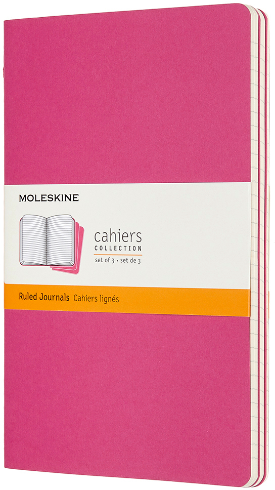 MOLESKINE Carnet carton 3x L/A5 629650 lingé, pink, 80 pages lingé, pink, 80 pages