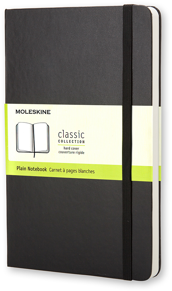 MOLESKINE Carnet Classic A6 701030 en blanc noir